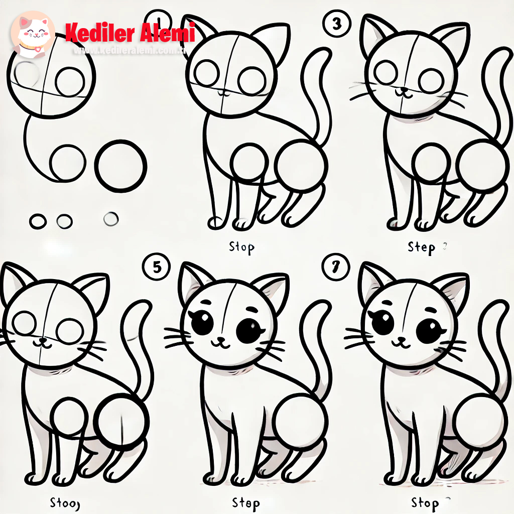 Kedi Vücudunu Çizmek